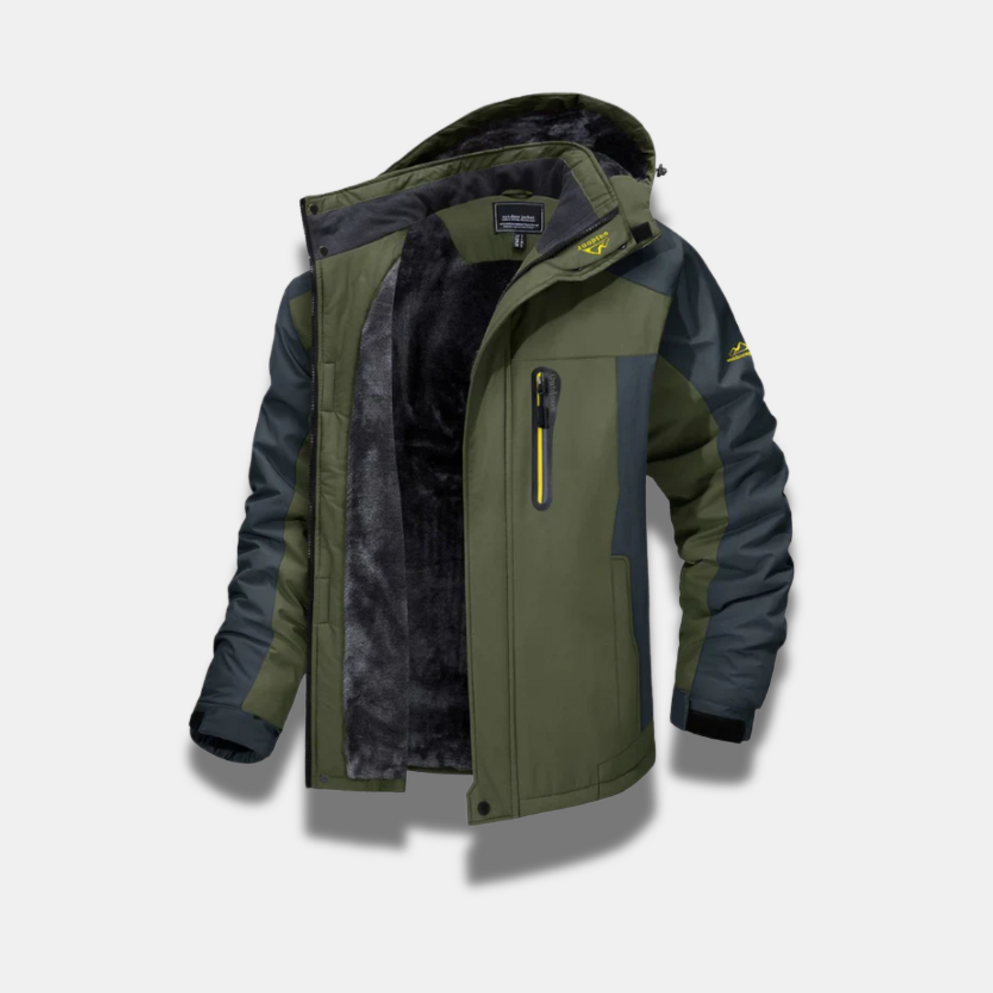 Chaqueta de invierno impermeable cálida premium hombres