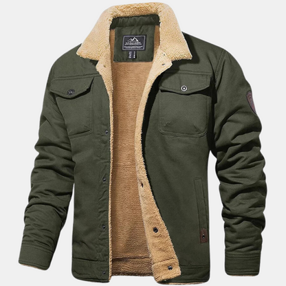 Chaqueta bomber clásica vintage para hombre