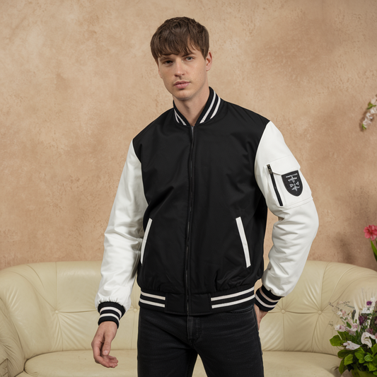 Chaqueta bomber clásica ligera premium para hombres